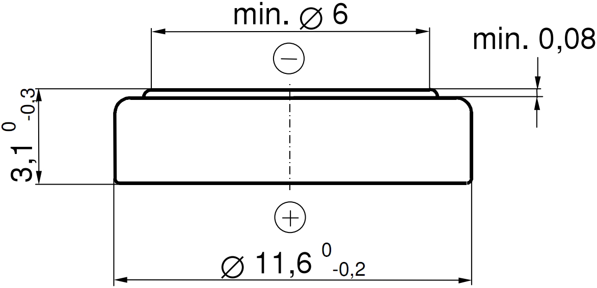 סוללה כפתור לשעון רנטה RENATA 389 SR54